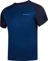 Maglietta da uomo Babolat  Play Club Crew Neck Tee Dark Blue