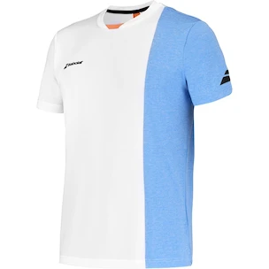 Maglietta da uomo Babolat  Play Crew Neck Tee Men White/Blue