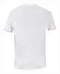 Maglietta da uomo Babolat  Strike Crew Neck Tee Men White/Strike Red