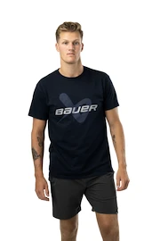 Maglietta da uomo Bauer Core SS Lockup Tee Navy