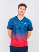 Maglietta da uomo BIDI BADU  Colortwist Tee Dark Blue/Red