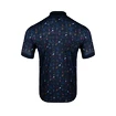 Maglietta da uomo BIDI BADU  Idir Tech Polo Dark Blue