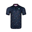 Maglietta da uomo BIDI BADU  Idir Tech Polo Dark Blue