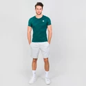 Maglietta da uomo BIDI BADU  Ikem Tech Tee Dark Green