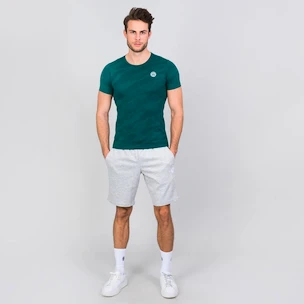 Maglietta da uomo BIDI BADU  Ikem Tech Tee Dark Green