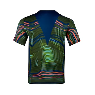 Maglietta da uomo BIDI BADU  Jiro Tech Tee Green/Dark Blue