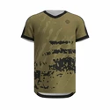 Maglietta da uomo BIDI BADU  Pure Wild V-Neck Tee Olive/Dark Grey