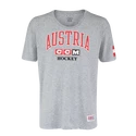 Maglietta da uomo CCM  FLAG TEE TEAM AUSTRIA Athletic Grey