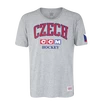 Maglietta da uomo CCM  FLAG TEE TEAM CZECH Athletic Grey