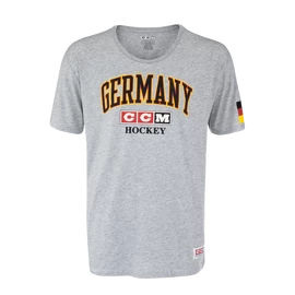 Maglietta da uomo CCM FLAG TEE TEAM GERMANY Athletic Grey