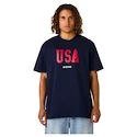 Maglietta da uomo CCM  Flag Tee Team USA Navy