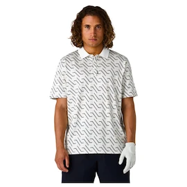 Maglietta da uomo CCM Polo Print Blanc