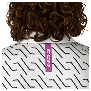 Maglietta da uomo CCM  Polo Print Blanc