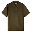 Maglietta da uomo CCM  Polo Print Khaki Green