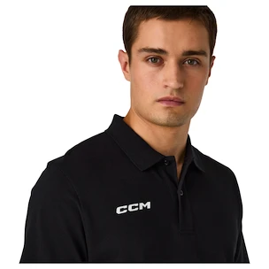 Maglietta da uomo CCM  Team Polo Black L