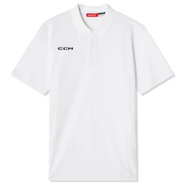 Maglietta da uomo CCM Team Polo White