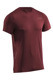 Maglietta da uomo CEP Round Neck SS Dark Red