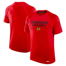 Maglietta da uomo Fanatics AP Rink Tech SS Tee Chicago Blackhawks