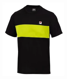 Maglietta da uomo Fila T-Shirt Bosse Black/Evening Primrose