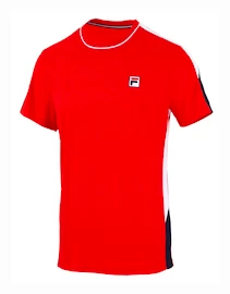 Maglietta da uomo Fila T-Shirt Gabriel Navy/Fila Red