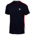 Maglietta da uomo Fila  T-Shirt Gabriel Navy/Fila Red  L