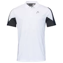 Maglietta da uomo Head  Club 22 Tech Polo Shirt Men White/Dark Blue