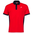 Maglietta da uomo Head  Vision Slice Polo Shirt Men Red/Dark Blue