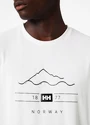 Maglietta da uomo Helly Hansen  Skog Recycled Graphic T-Shirt White