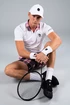 Maglietta da uomo Hydrogen  Tartan Zipped Tech Polo White (Pink/Black)