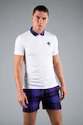 Maglietta da uomo Hydrogen  Tartan Zipped Tech Polo White (Purple/Black)  L