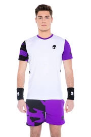 Maglietta da uomo Hydrogen Tech Camo Tee White/Purple