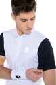 Maglietta da uomo Hydrogen  Tech Zipped Polo White/Blue