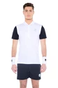 Maglietta da uomo Hydrogen  Tech Zipped Polo White/Blue