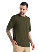 Maglietta da uomo Icebreaker  Granary SS Pocket Tee Loden