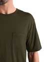 Maglietta da uomo Icebreaker  Granary SS Pocket Tee Loden