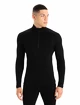 Maglietta da uomo Icebreaker  M 260 Tech LS Half Zip Black
