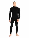 Maglietta da uomo Icebreaker  M 260 Tech LS Half Zip Black