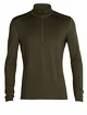 Maglietta da uomo Icebreaker  M 260 Tech LS Half Zip Loden