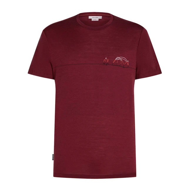 Maglietta da uomo Icebreaker Merino 150 Tech Lite SS T Sing Li Cmp Port XL