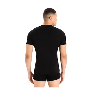 Maglietta da uomo Icebreaker Merino Anatomica SS Crewe Black M