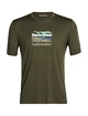 Maglietta da uomo Icebreaker  Tech Lite II SS Tee Trailhead Loden