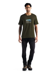 Maglietta da uomo Icebreaker  Tech Lite II SS Tee Trailhead Loden