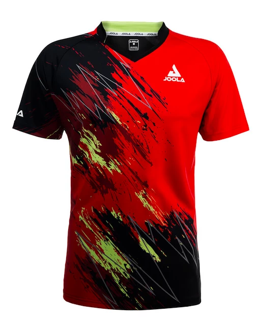 Maglietta da uomo Joola  Shirt Elanus Black/Red