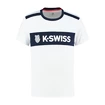 Maglietta da uomo K-Swiss  Heritage Sport Logo Tee White