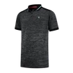 Maglietta da uomo K-Swiss  Hypercourt Polo Melange Jet Black