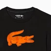 Maglietta da uomo Lacoste  Big Logo Core Performance T-Shirt Black/Sunrise