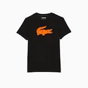 Maglietta da uomo Lacoste  Big Logo Core Performance T-Shirt Black/Sunrise