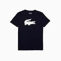 Maglietta da uomo Lacoste  Big Logo Core Performance T-Shirt Navy Blue/White