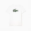 Maglietta da uomo Lacoste  Big Logo Core Performance T-Shirt White/Green