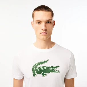 Maglietta da uomo Lacoste  Big Logo Core Performance T-Shirt White/Green M